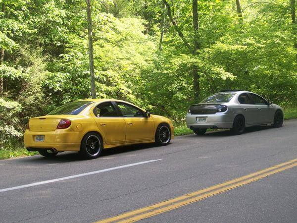 Josh's Dodge Neon at the Cove