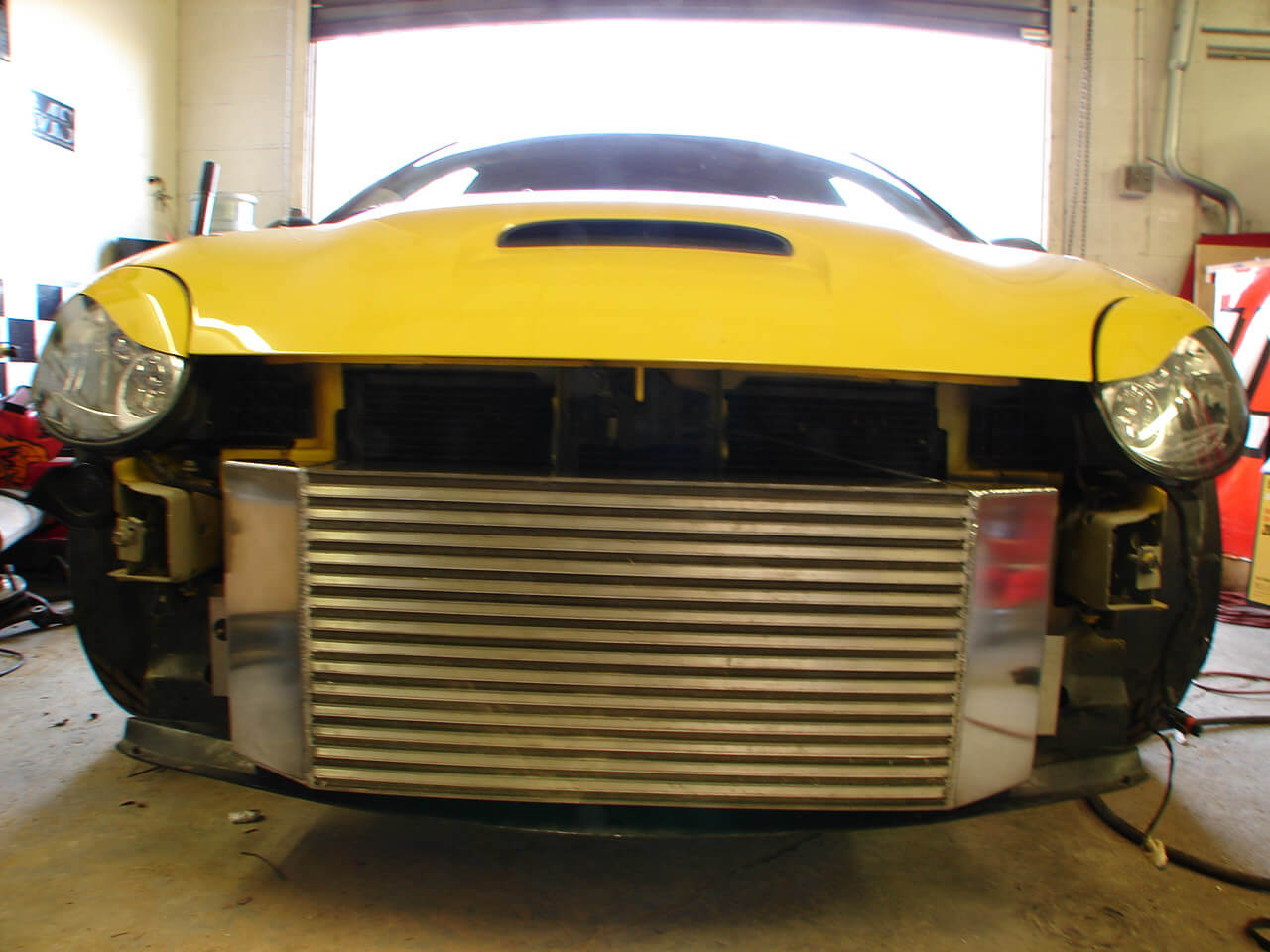 Josh's Dodge Neon with HUGE intercooler