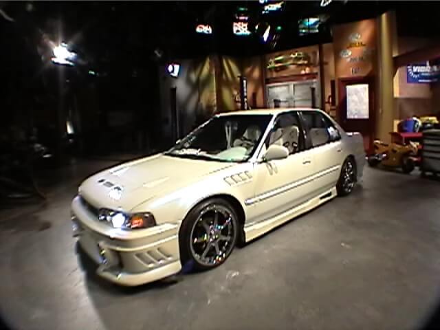pearl white custom 1991 Honda Accord