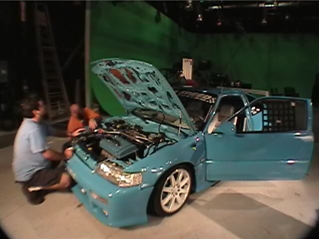 custom Honda Crx with a b series swap